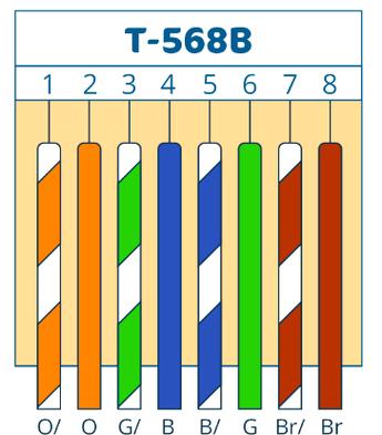 rj45网线接口顺序图标