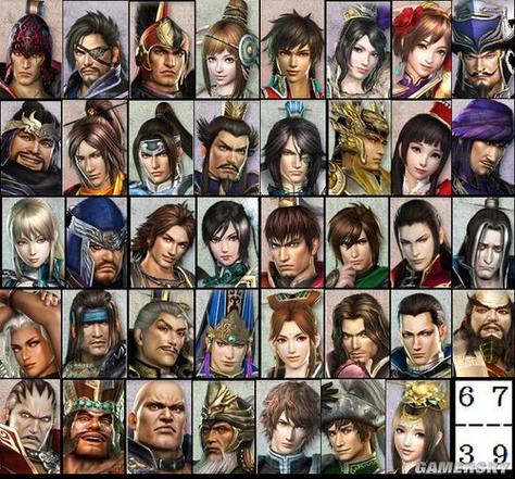 psp真三国无双6全人物取得截图