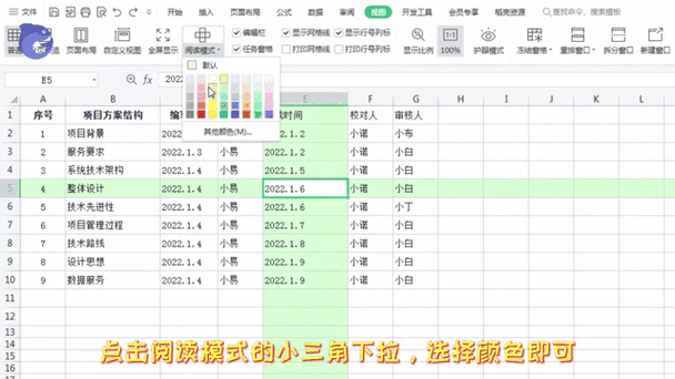 鼠标放在表格上面有颜色