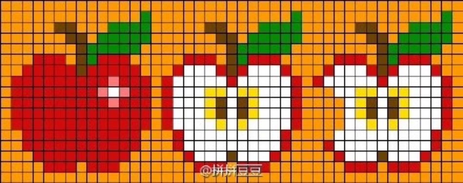 拼豆版苹果17缩小版