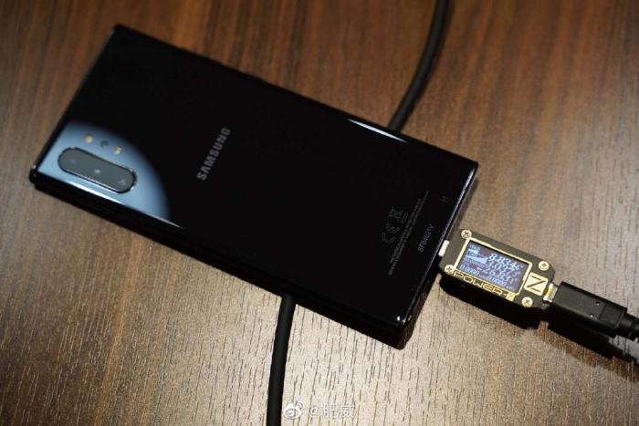 三星note10+无线充电截图