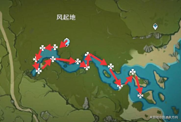 原神金鱼草采集路线缩略图