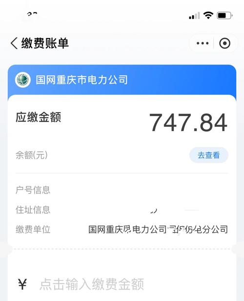 微信如何查电费明细每日用电量图标