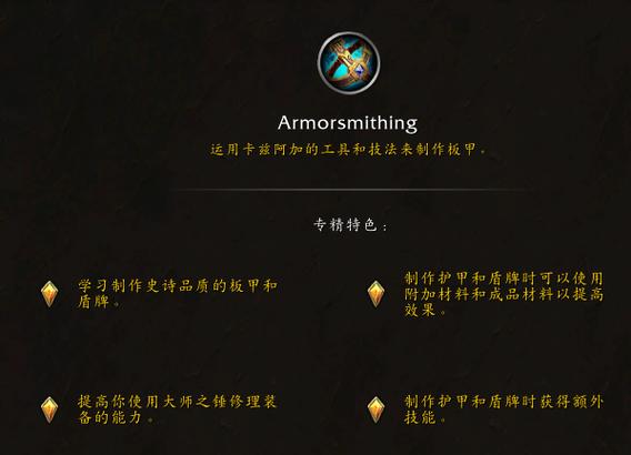 锻造护甲专精任务