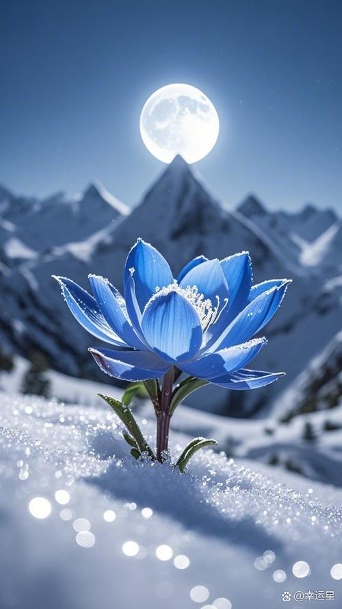 清冷的花截图