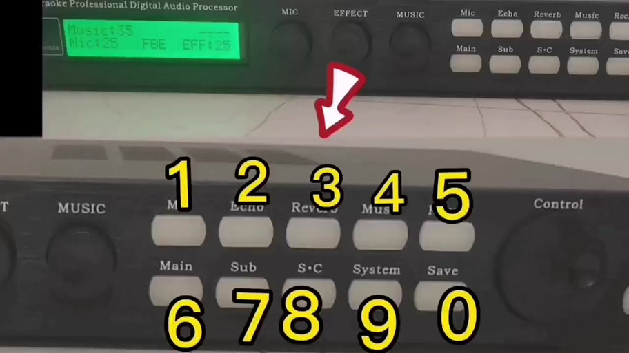 音响mic和effect怎么调
