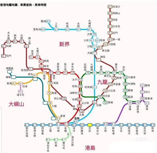 香港地铁路线查询