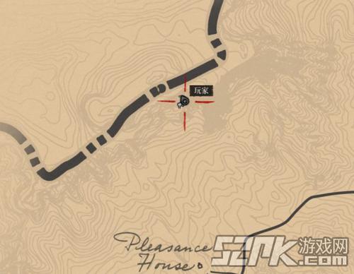 荒野大镖客2地图上金色左轮图标