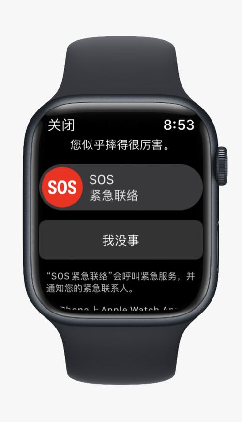 iwatch跌倒检测在哪设置