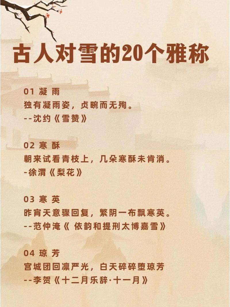 诗经里雪的雅称截图