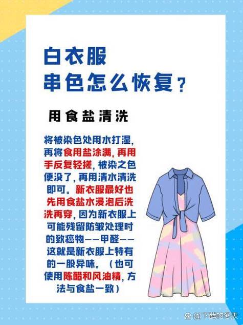 白衣服洗黑了用什么食盐图标
