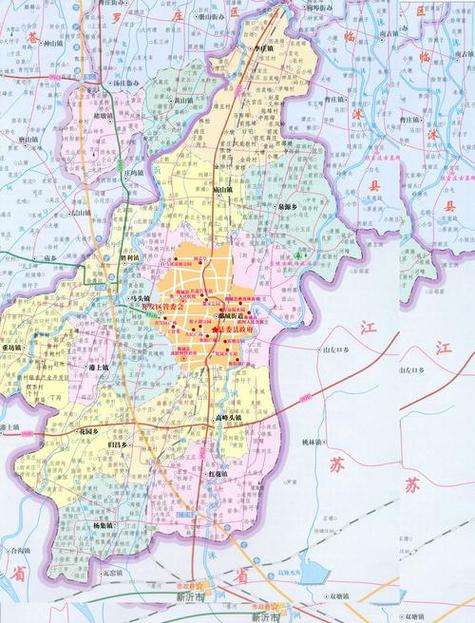 郯城县城区地图截图