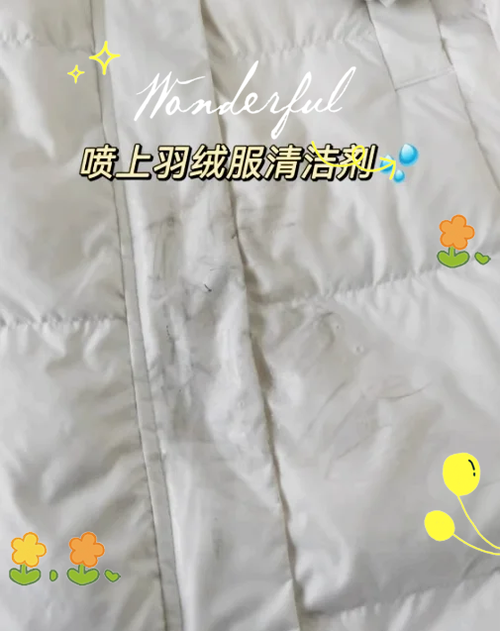 白色羽绒服洗污了怎么办