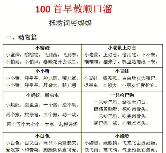 儿歌100首最好听儿歌