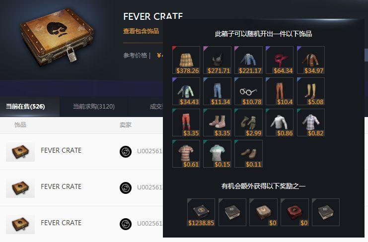 pubg所有箱子内容图标
