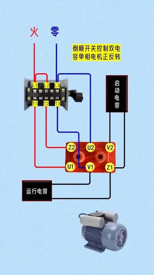 220v电机正反转接线视频图标