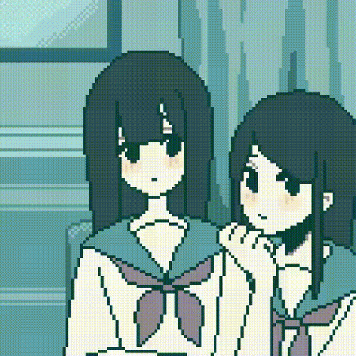下载像素少女图标