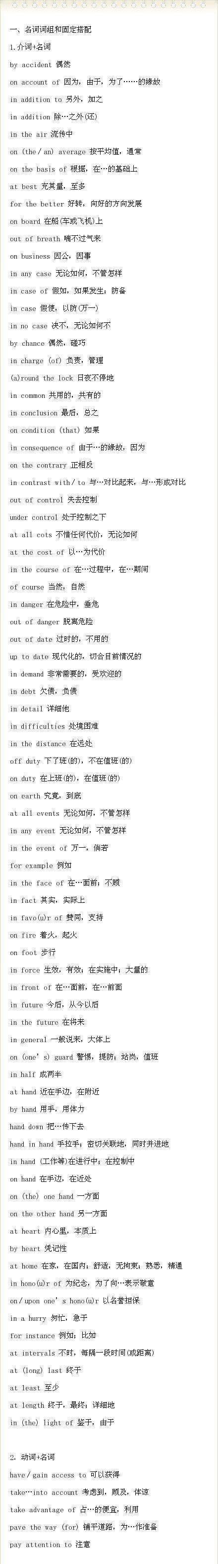 英语固定搭配短语大全图标