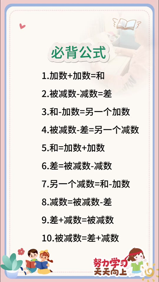 一年级加数加数和的公式