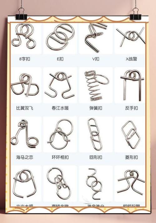 过世老人头上戴的九连环图