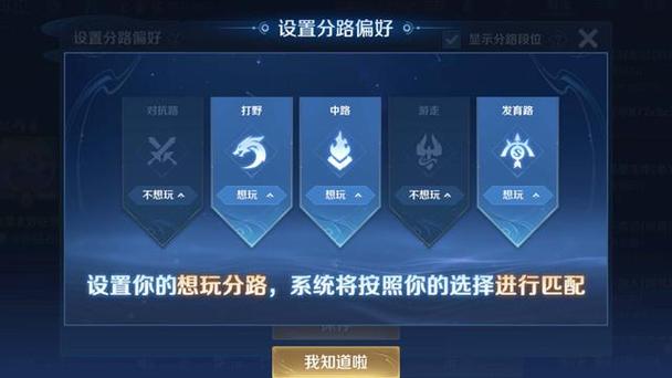 王者荣耀分路预选