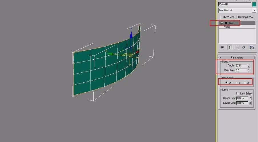 3dmax模型弯曲不变形