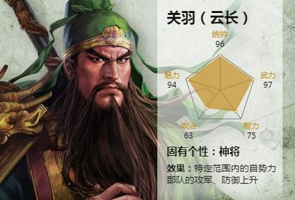关羽三国志记载