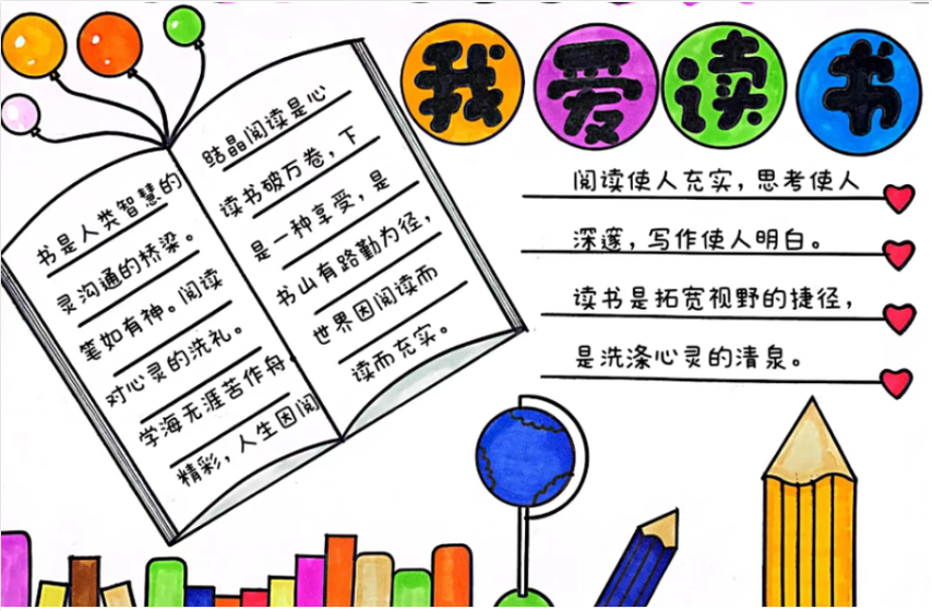 已阅读为主题的手抄报缩略图