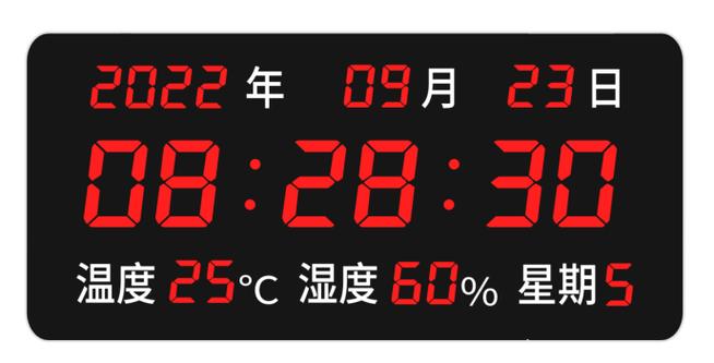 数字时间显示缩略图