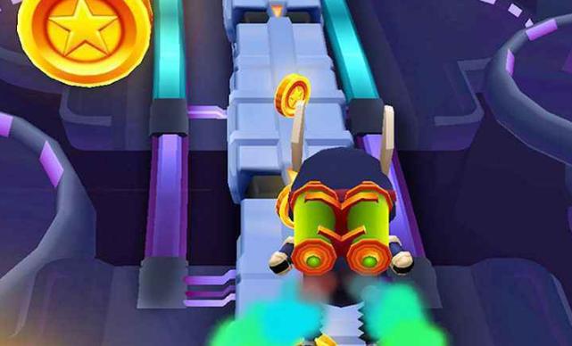 金光在地铁跑酷中的表现