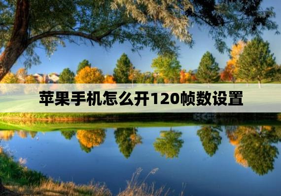 苹果120帧开启教程