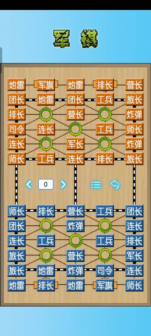 军棋怎么摆放图片