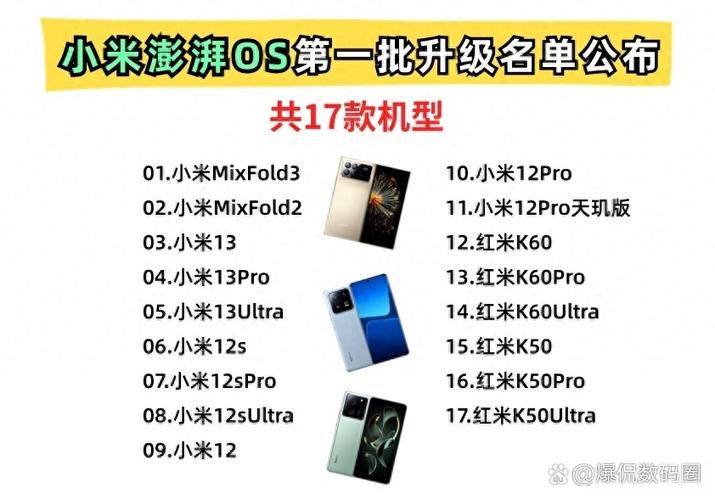 小米最建议买的三个型号