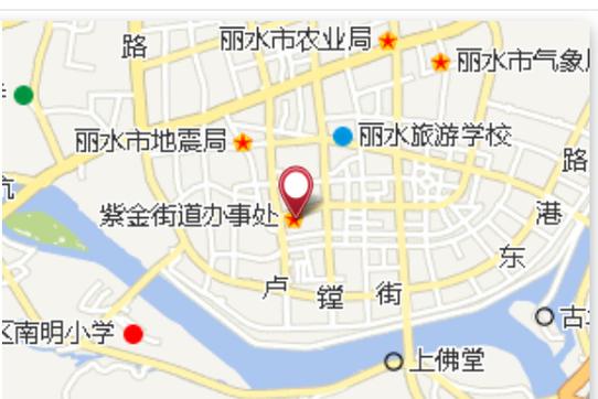 莲都区街道划分图图标