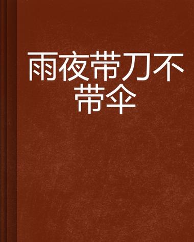 雨夜带刀不带伞的小说作品