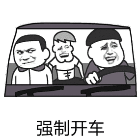 准备开车表情包