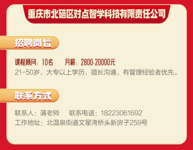 北碚人才市场最新招聘信息图标