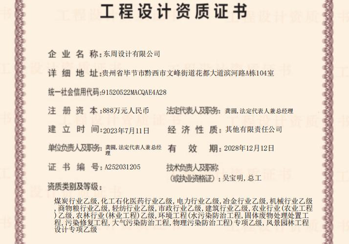 投标资质证书有哪些