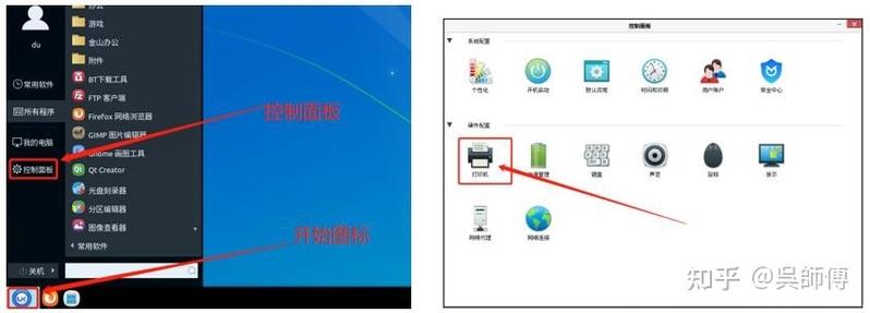 麒麟系统怎么连打印机图标