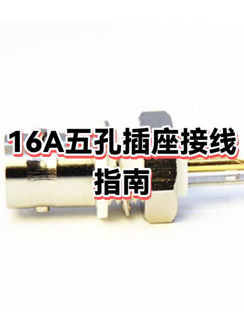 16a5孔插座怎么接线图片