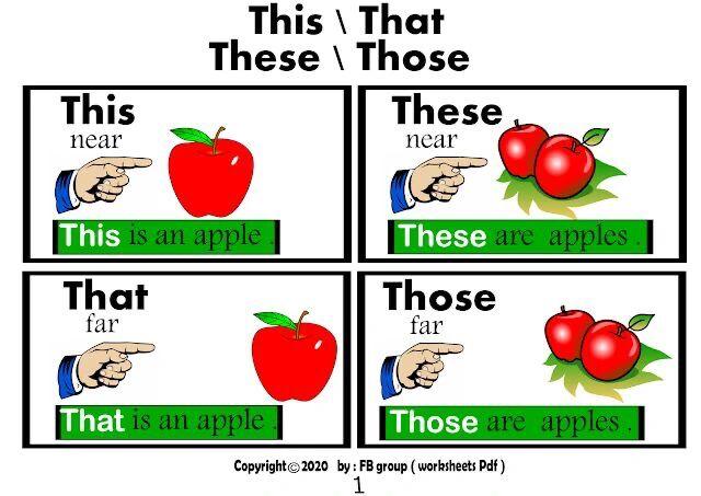 they those these区别
