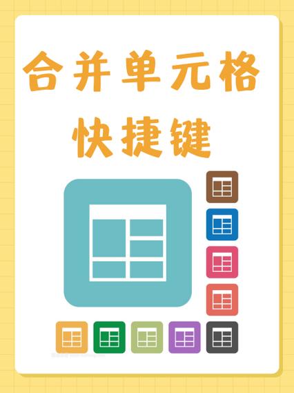 合并单元格的快捷键图标