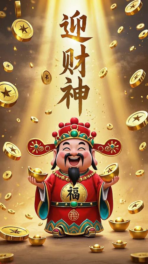 手机壁纸财神爷暴富
