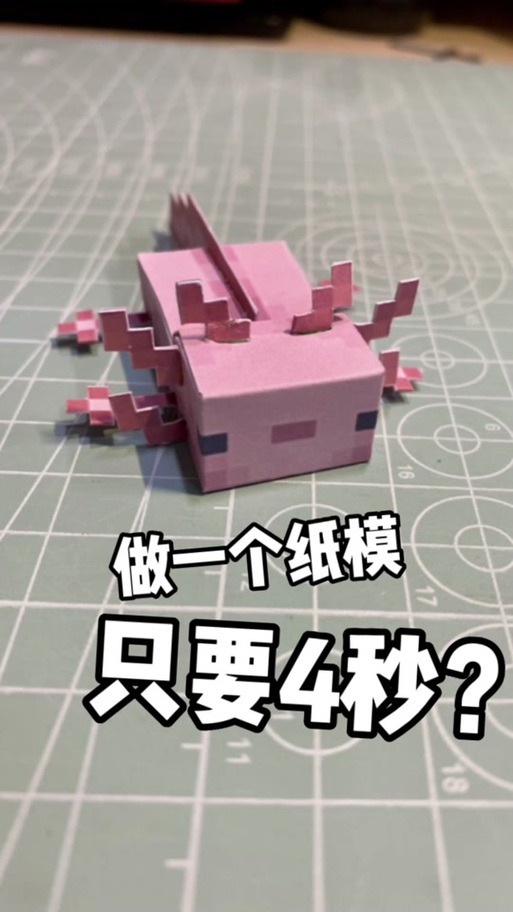 用纸做我的世界的人物