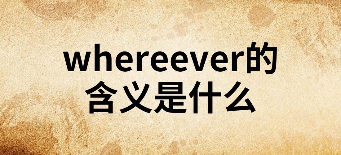 whatever怎么用