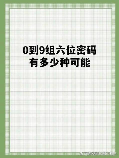 0-9六位数密码组合图标