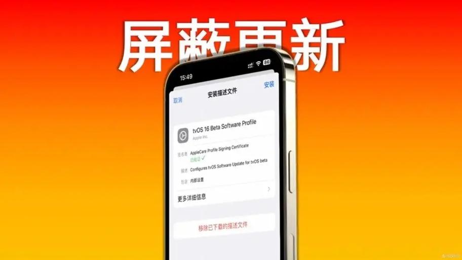 苹果系统更新安装包在哪里删除