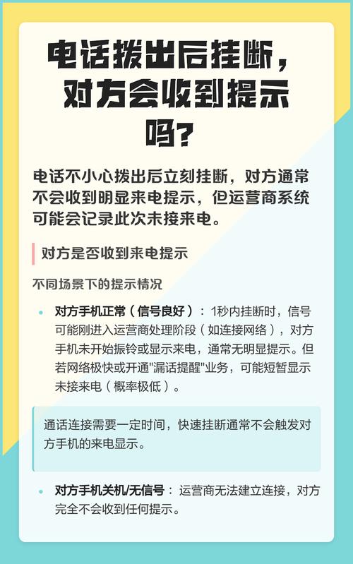 拨了电话马上挂对方能接到吗