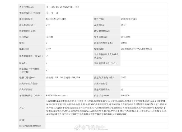 9x极氪参数
