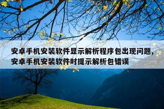 安卓手机解析包出错的原因